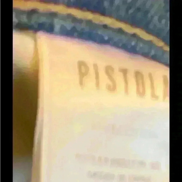 PISTOLA Cassie Super High Rise  Distressed straight jeans  size 28 light wash - Picture 4 of 4